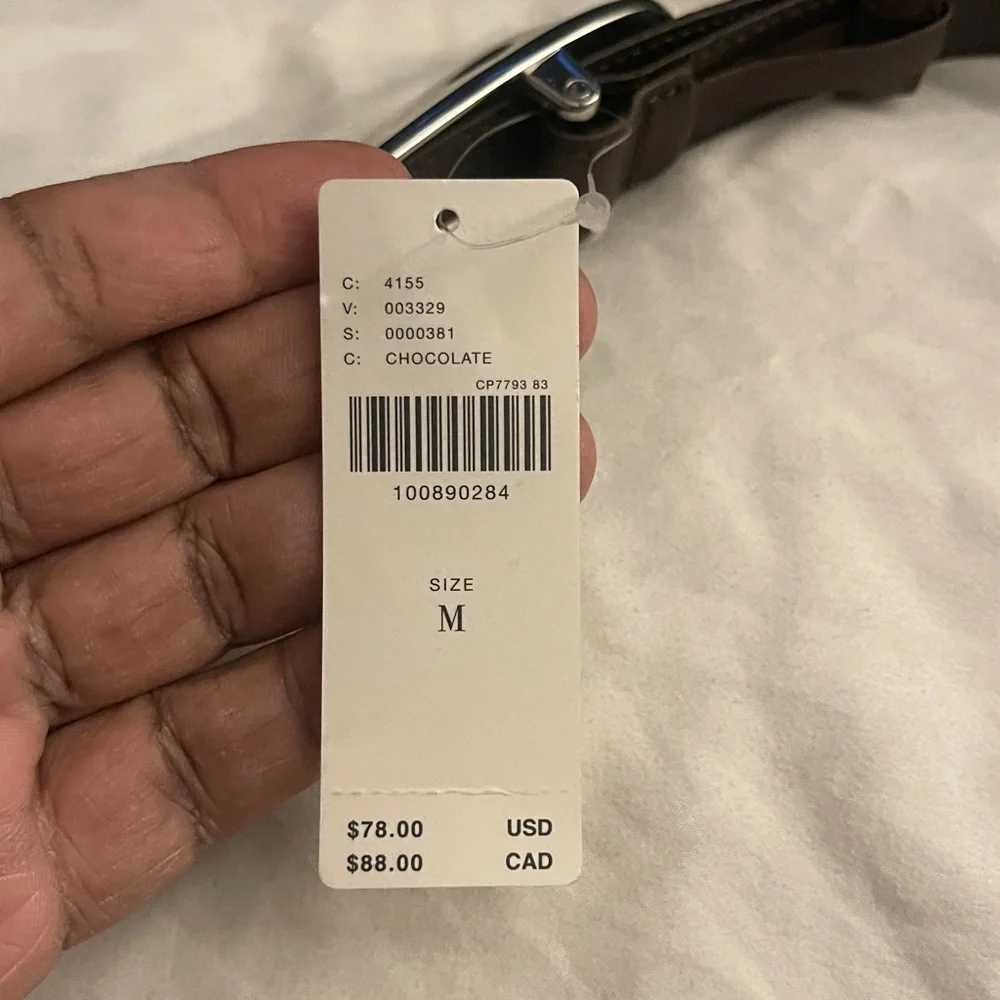 Anthropologie Women’s Elongated Hardware Skinny Belt Size M NWT SoldOut Online